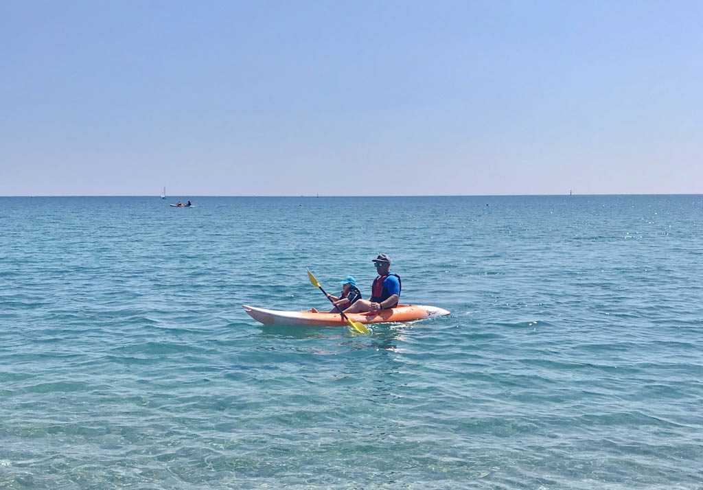 Neilson Holidays, Airone Beachclub Review, Calabria, Italy 4 Airone Beachclub Kayak Hire