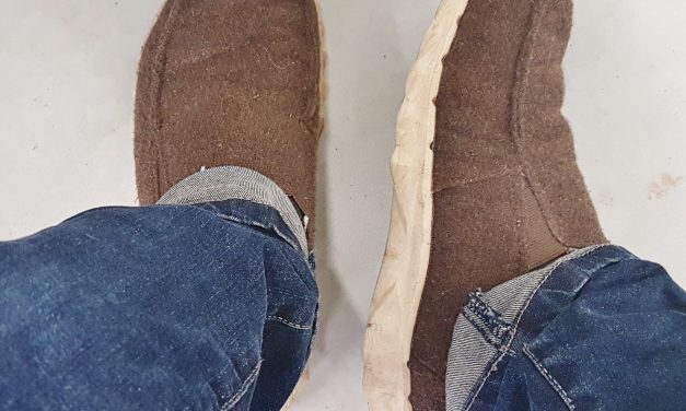 Hey Dude Shoes fur lined Farty Chalet footwear review<input type="hidden" class="is-post-family-safe" value="true">